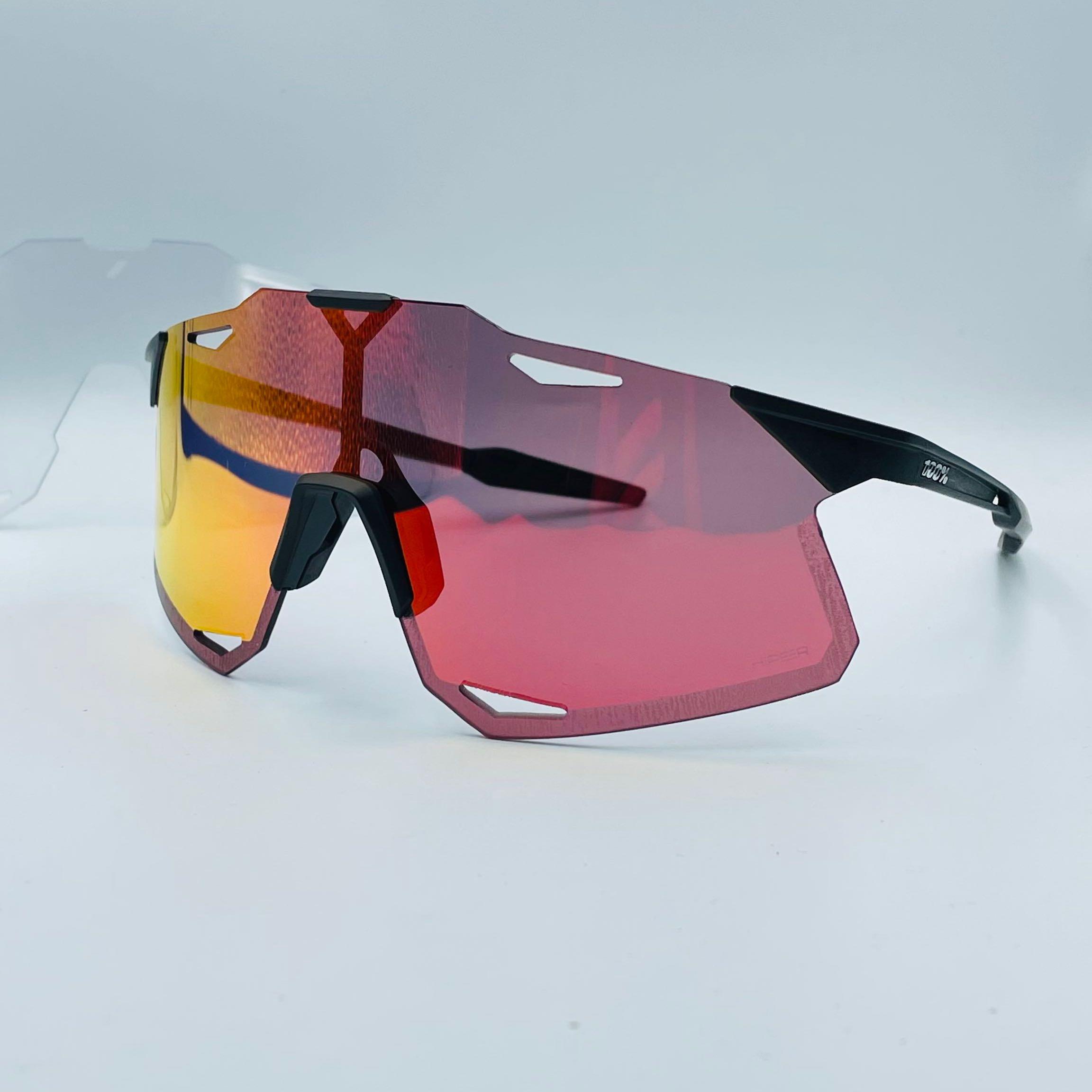 Gafas 100% Hypercraft Matte - Lentes Black Gold