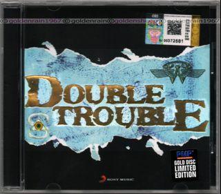 SEARCH (AMY) & WINGS (AWIE) - Double Trouble SONY MUSIC LIMITED EDITION GOLD DISC CD (HARD ROCK / METAL)