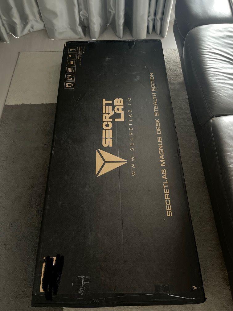 Secretlab Magnus Stealth Edition Desk, Furniture & Home Living