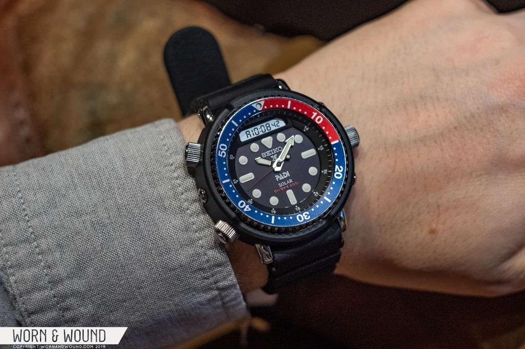 Seiko Prospex Pepsi Arnie PADI Solar Analog Digital 200M Diver's Watch  SNJ027, Men's Fashion, Watches & Accessories, Watches on Carousell