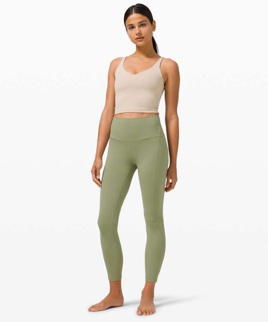 Size 2 Lululemon Align High Rise Pant with Pockets 25 Rosemary Green