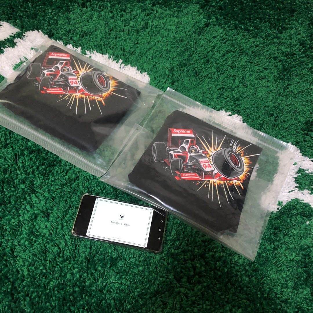 supreme crash tee black