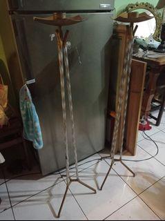 Tall metal candle holders