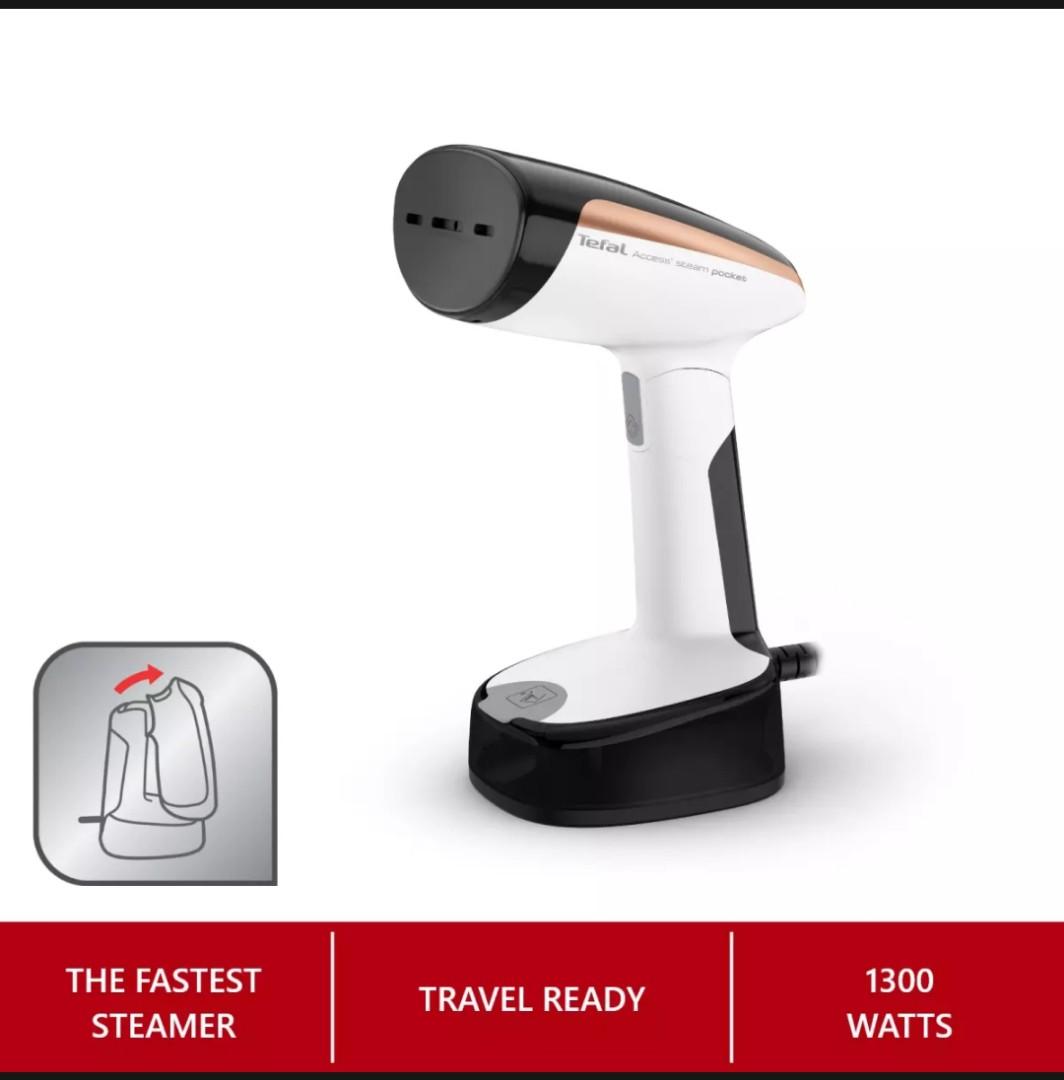 Tefal pocket garment steamer DT3030 brandnew 1 year warranty, TV