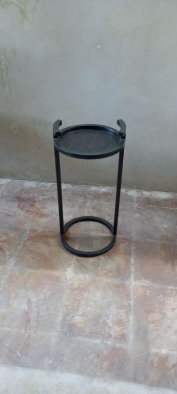 T-Handle Small Round Side Table (Category: Tables & Sets) located in Paranaque City. Submitted by furniturepiecesph (Listing ID 1123776852, Image 2). Description: Made of metal. Size-26"H; 12"D .
