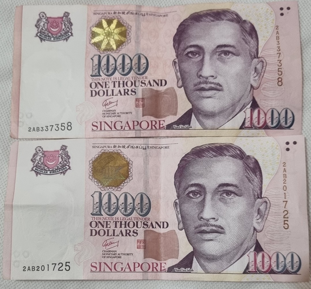 1000 notes, Hobbies & Toys, Memorabilia & Collectibles, Currency on ...