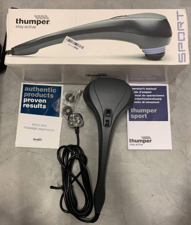 Thumper SPORT Massager Percussion Deep Tissue Back Neck Arm Leg Foot - Full  Body