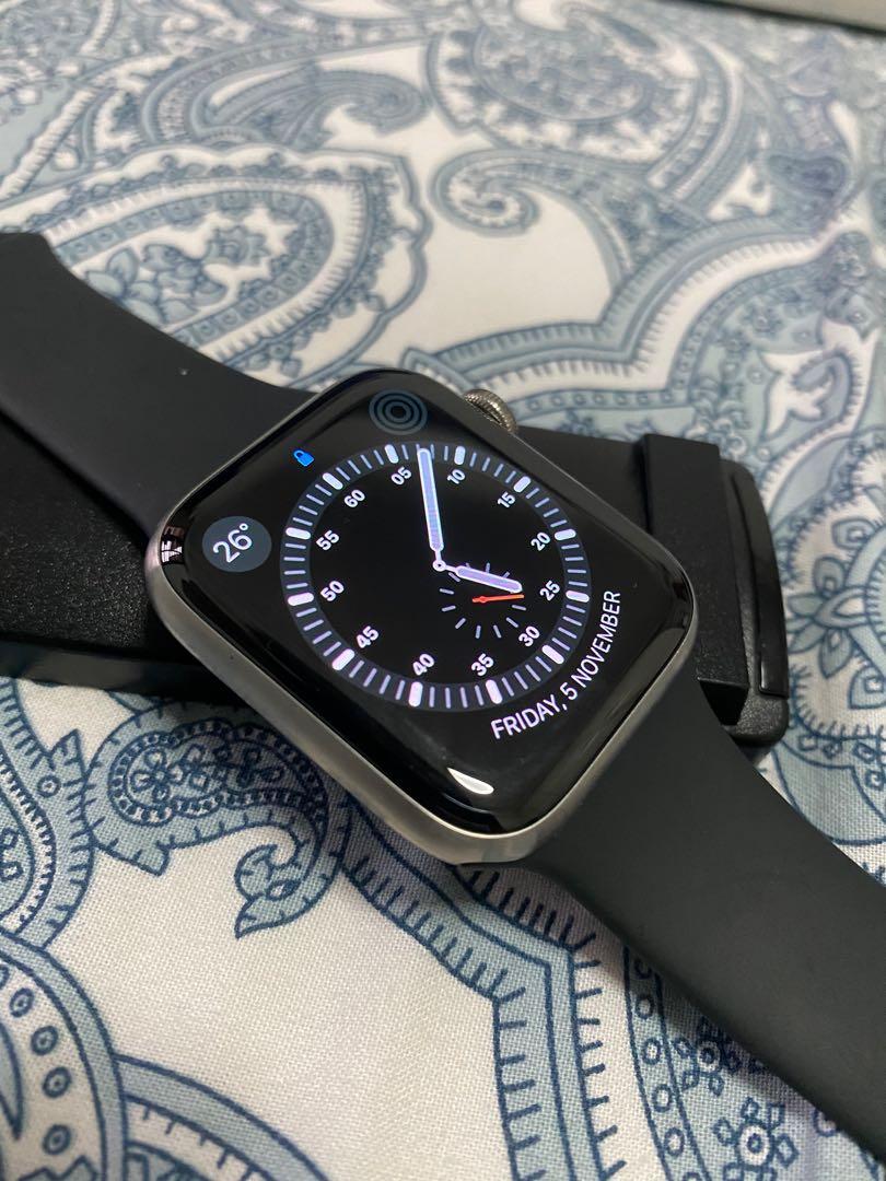 (Titanium) Apple Watch Series 5 Titanium Edition 44mm GPS + Cellular ...