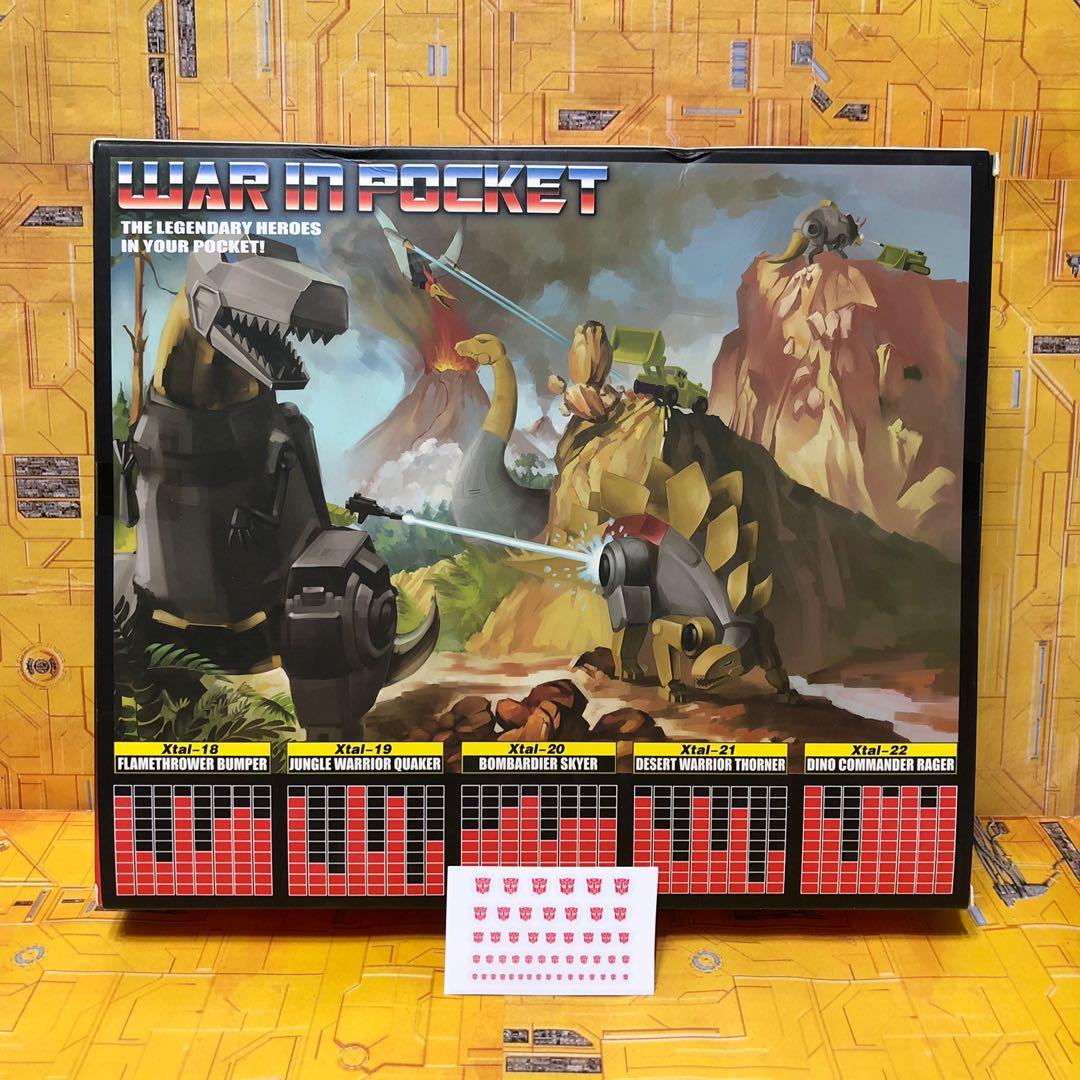 Transformers DX9 Toys War in Pocket Dinobots Set of 5 (X18 Bumper, X19 ...