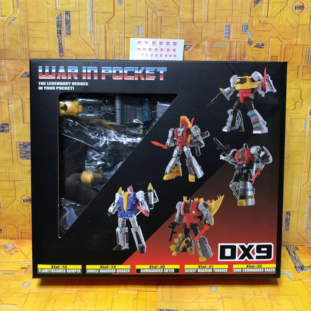 Transformers DX9 Toys War in Pocket Dinobots Set of 5 (X18 Bumper, X19 ...