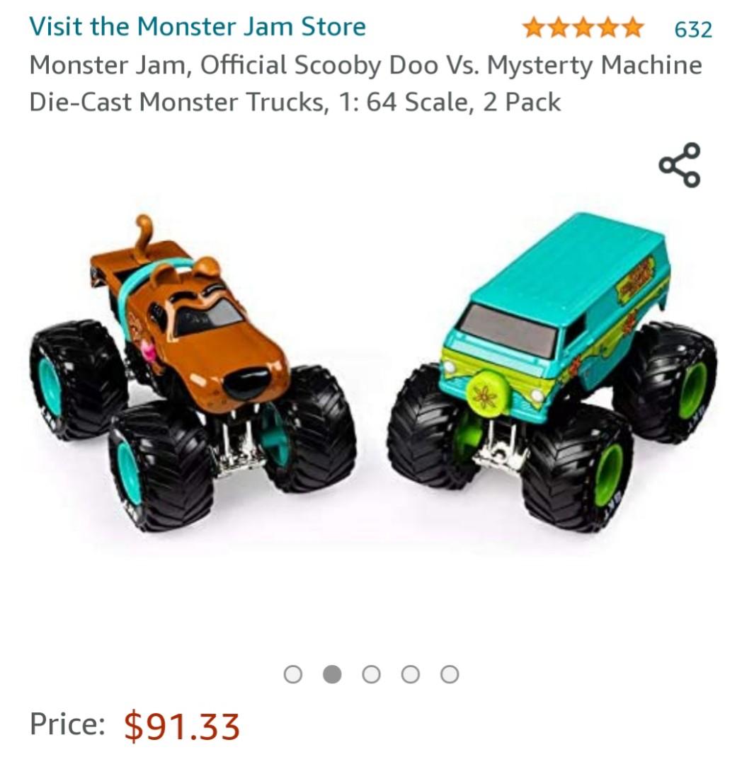 True Metal Hot Wheels Monster Jam Truck Scooby Doo The Mystery Machine Hot Wheels Character