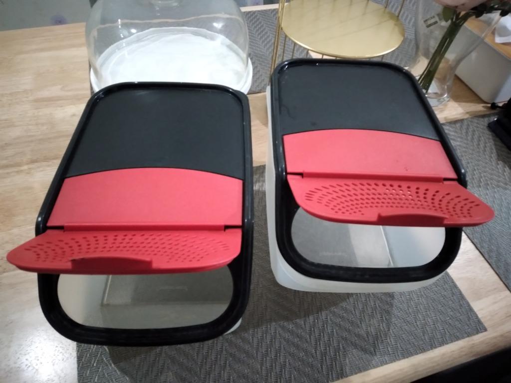 Tupperware garlic keeper 3litre (2units) RM60, Furniture & Home Living