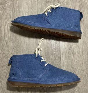UGG Neumel Natural Boots Ankle Chukka Lace Up Shoes Men's Size 9 US Winter NEW