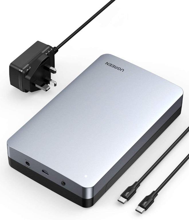 Ugreen Usb C Hard Drive Enclosure 3 5 2 5 External Sata Caddy Internal Hdd Ssd Case Thunderbolt