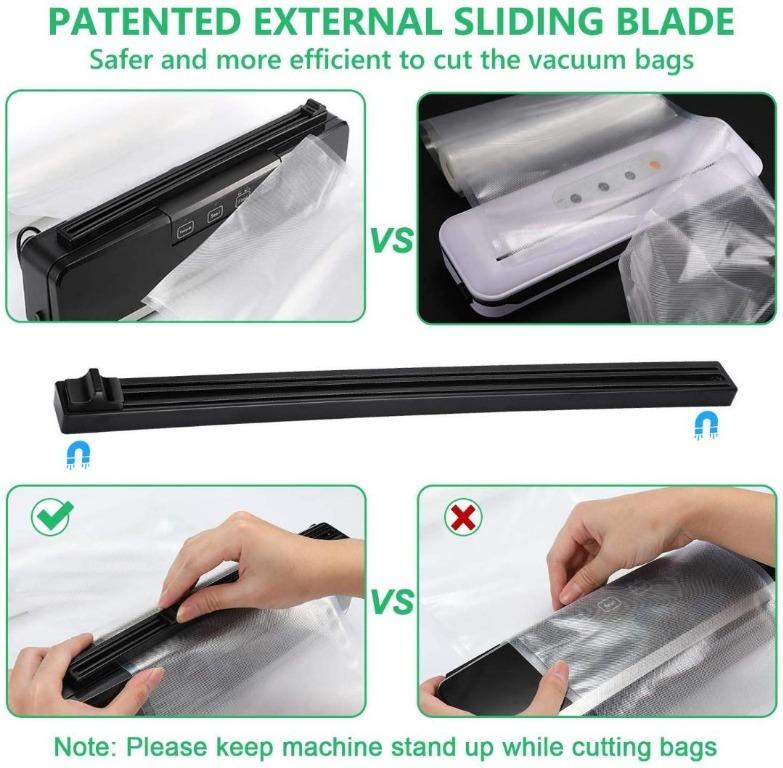 Vacuum Sealer Machine, Slaouwo Automatic Vacuum Packing Machine, Compact Food Sealer for Food