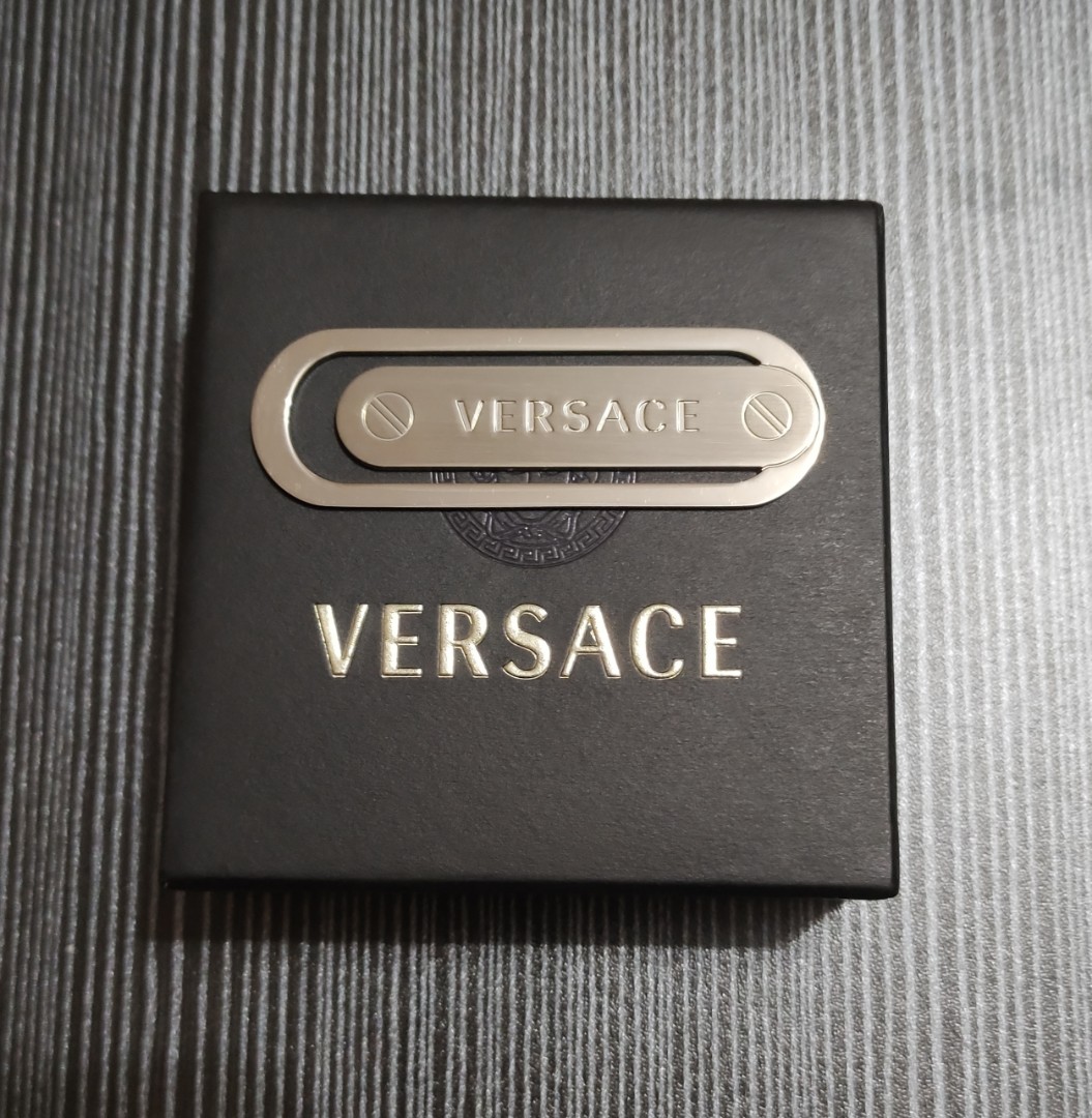VERSACE MONEY CLIP 100 Authentic, Men's Fashion, Watches & Accessories, Wallets & Card Holders