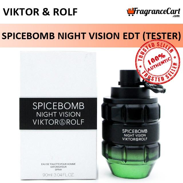 Viktor Rolf Spicebomb Night Vision Edt For Men 50ml 90ml Tester Eau De Toilette V R Spice Bomb Brand New 100 Authentic Perfume Fragrance Beauty Personal Care Fragrance Deodorants On Carousell