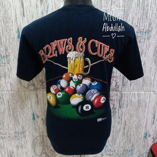 Vintage 8ball Pool Snookers Bar Rags Backhit Print Big Print