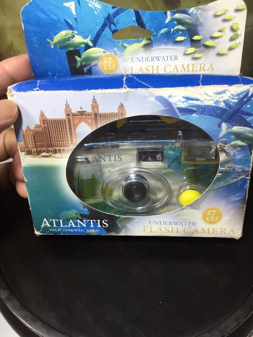vintage Atlantis Underwater Flash Camera 27EXP Unused / Sealed, Hobbies
