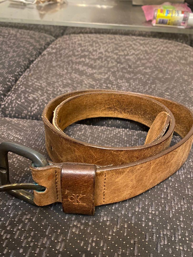 Vintage Ck leather belt