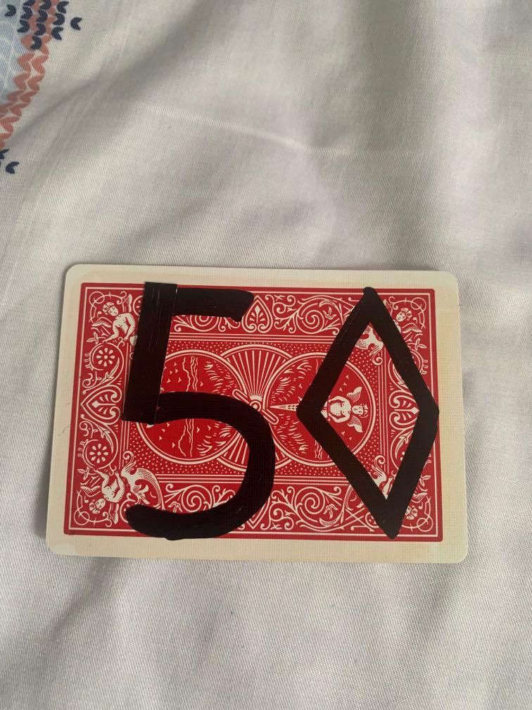 Visual change gimmick card mentalism, Hobbies & Toys, Toys & Games on ...
