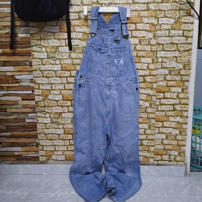 VTG WRANGLER BLUE BELL OVERALLS DENIM (D279), Men's Fashion, Bottoms, Jeans  on Carousell