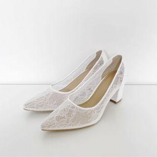 Wedding Lace Heels 7 cm