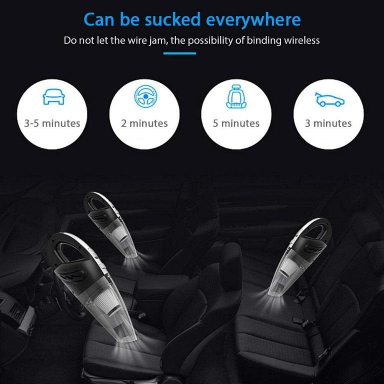 Womdee Rechargeable Handheld Car Cordless Vacuum, Car Interior Vacuum