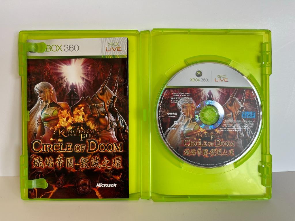 XBOX 360 KINGDOM UNDER FIRE CIRCLE OF DOOM 熾焰帝國毀滅之環, 電子遊戲, 電子遊戲, Xbox  Carousell