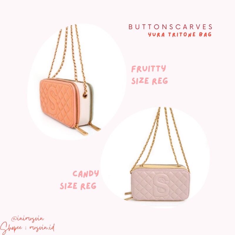 Buttonscarves Yura Tritone Bag - Fruity