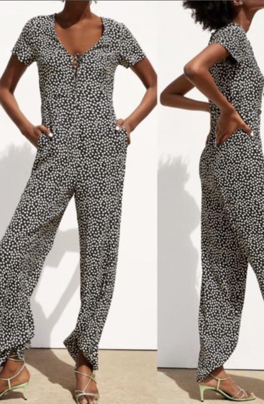 Zara daisy jumpsuit sales