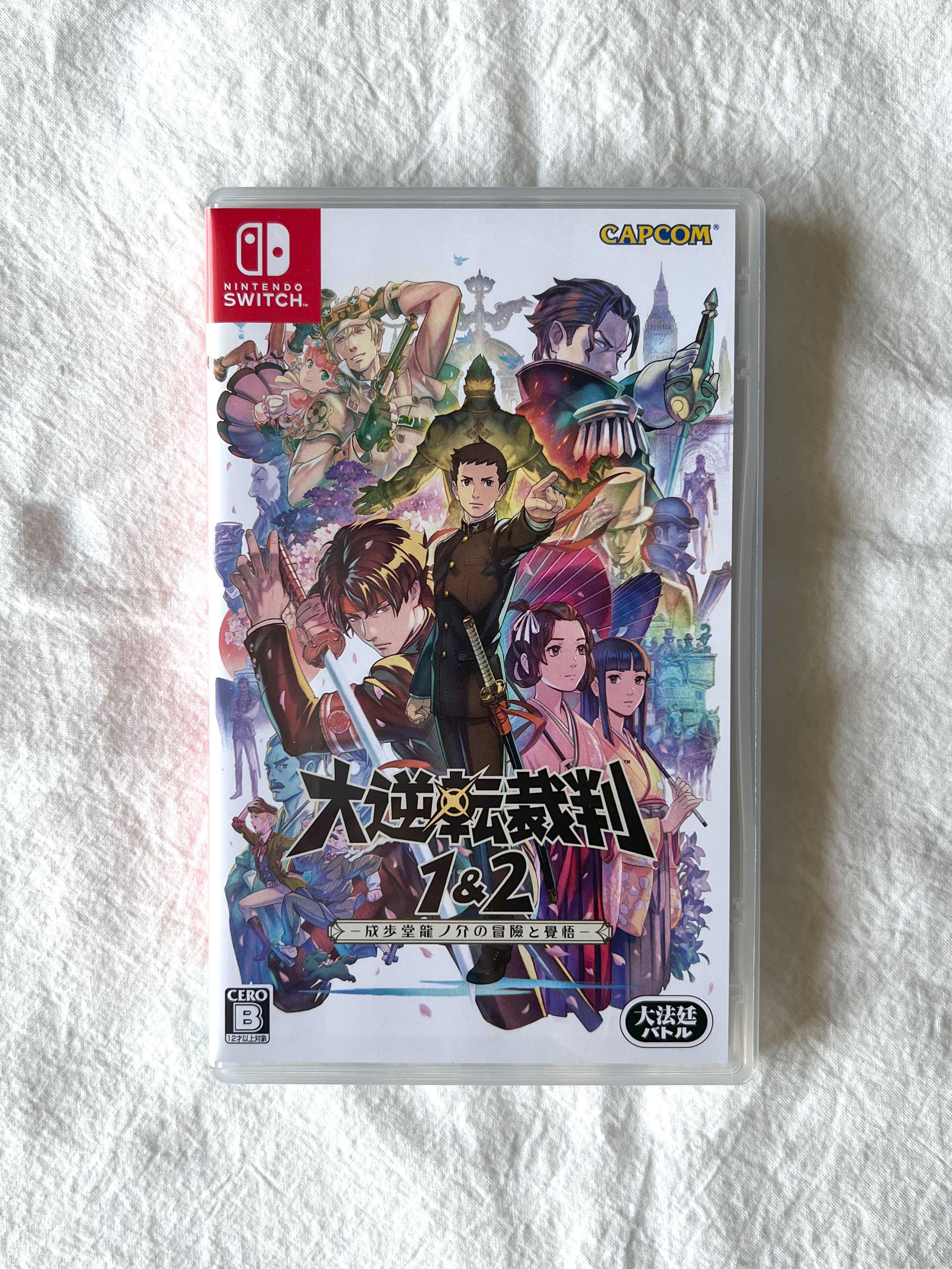 大逆轉裁判1 2 The Great Ace Attorney Chronicles Switch 英日文 電子遊戲 電子遊戲 Nintendo 任天堂 Carousell