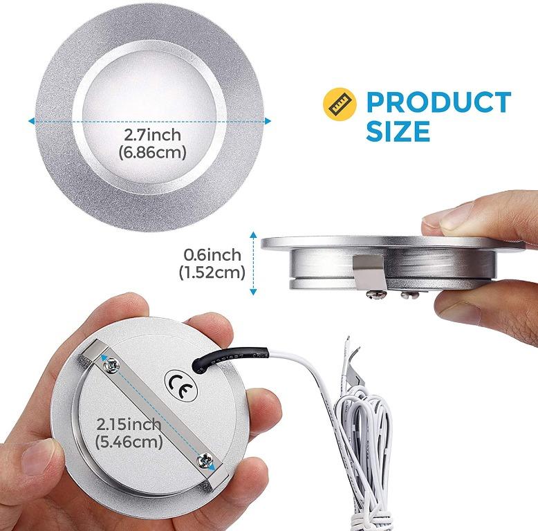 43.K Kohree LED RV Ceiling Interior Lights, 12V Led Lights Dimmable