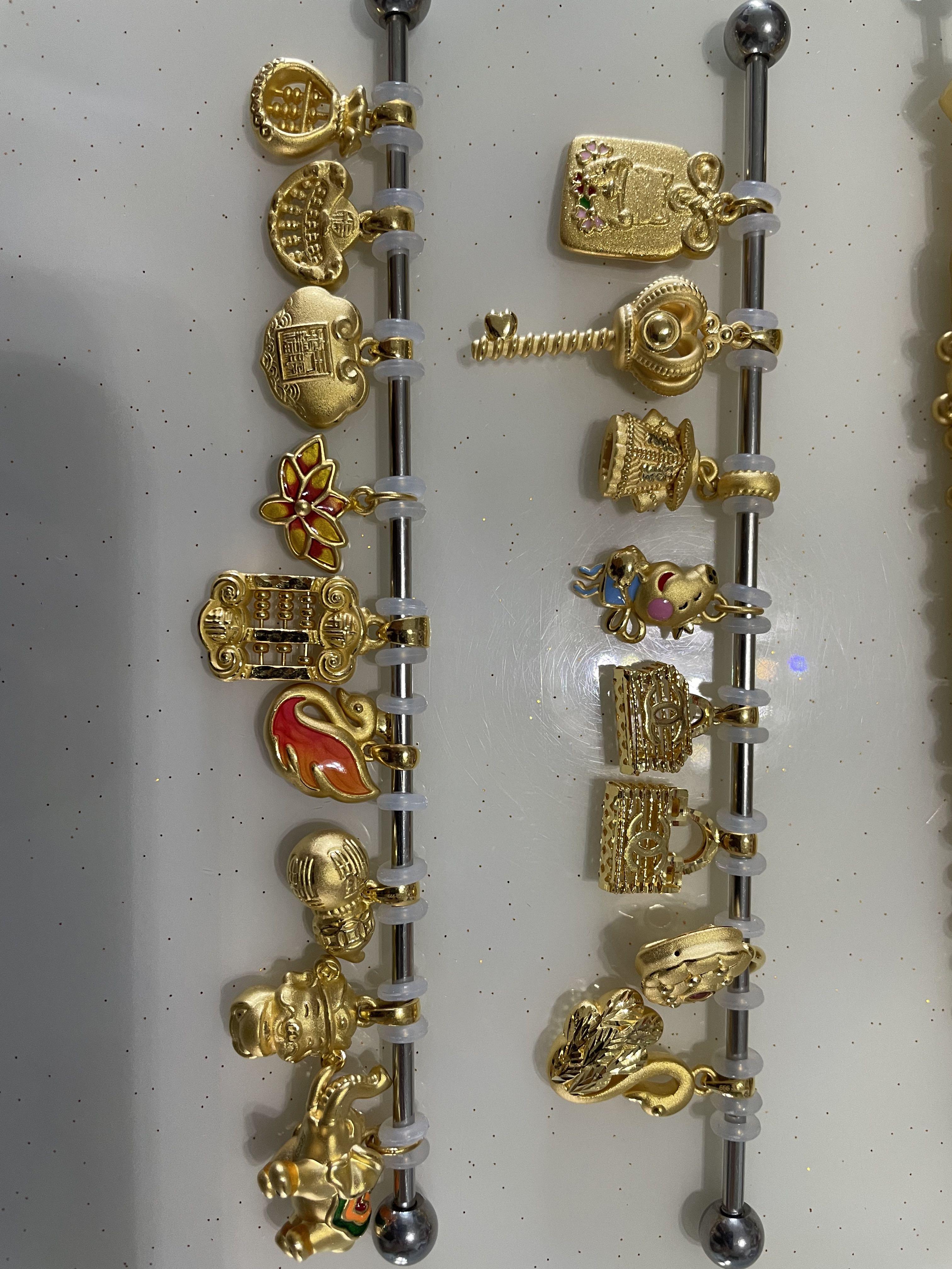 999 gold PENDANTS Charms SALE Luxury Accessories on Carousell
