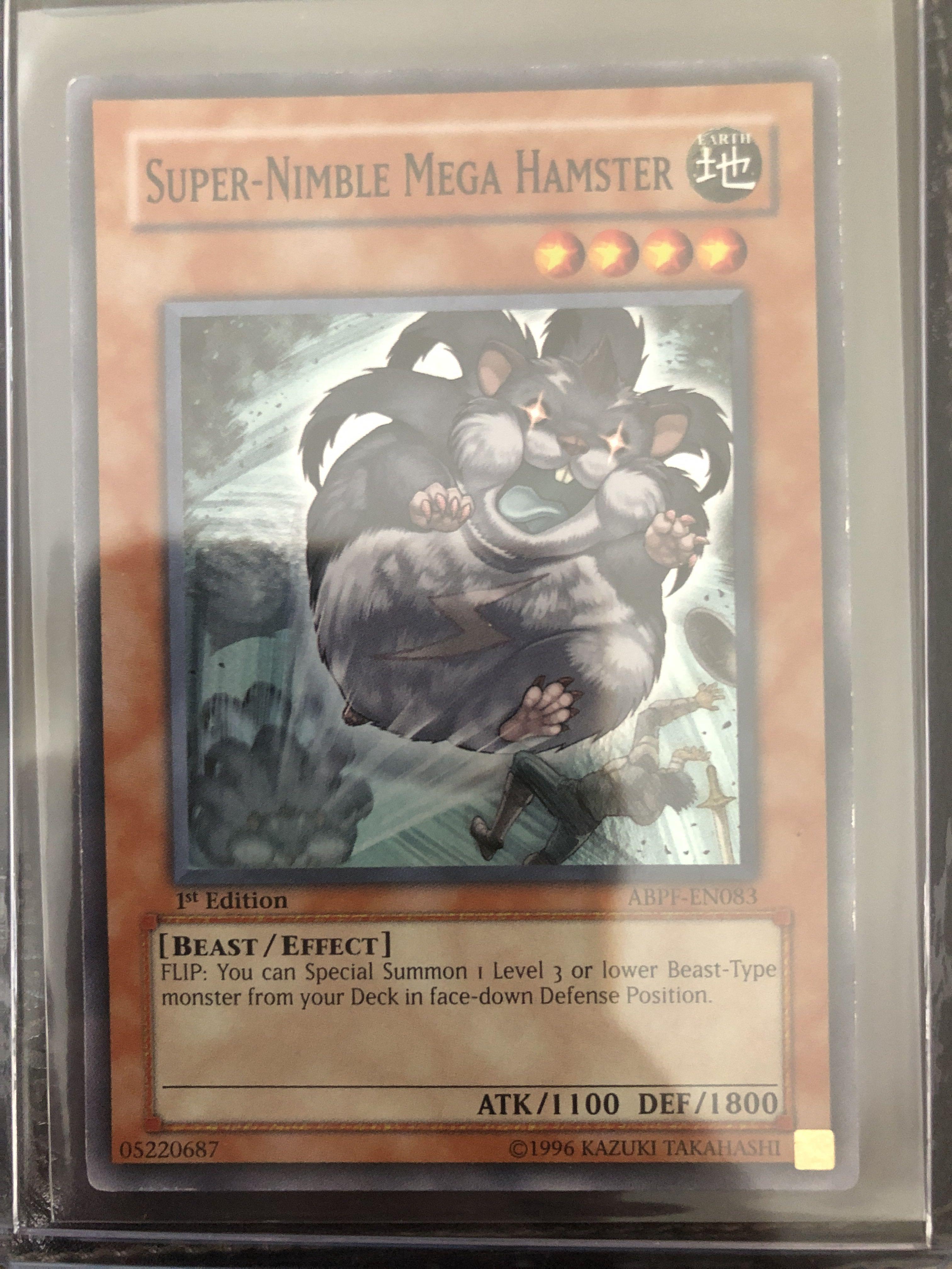 hamster yugioh card Yu-Gi-Oh Absolute Powerforce - Super-Nimble Mega Hamster