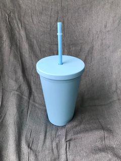 Blue acrylic tumbler