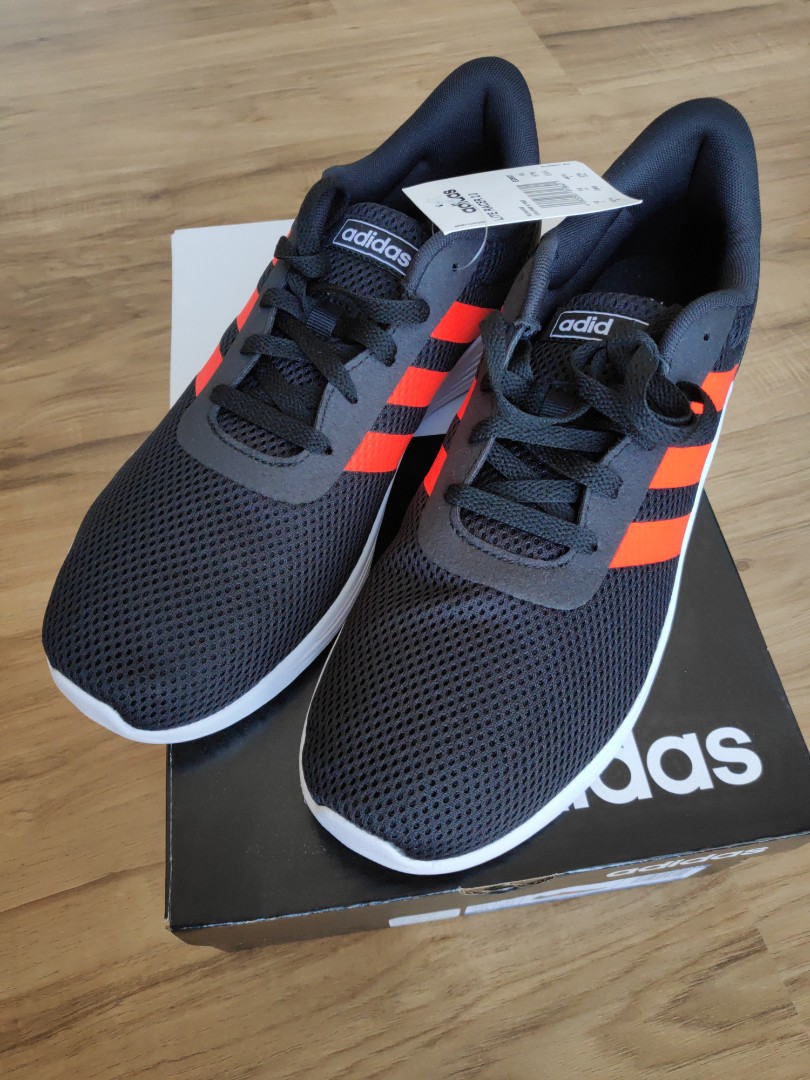 Adidas black sale and orange shoes