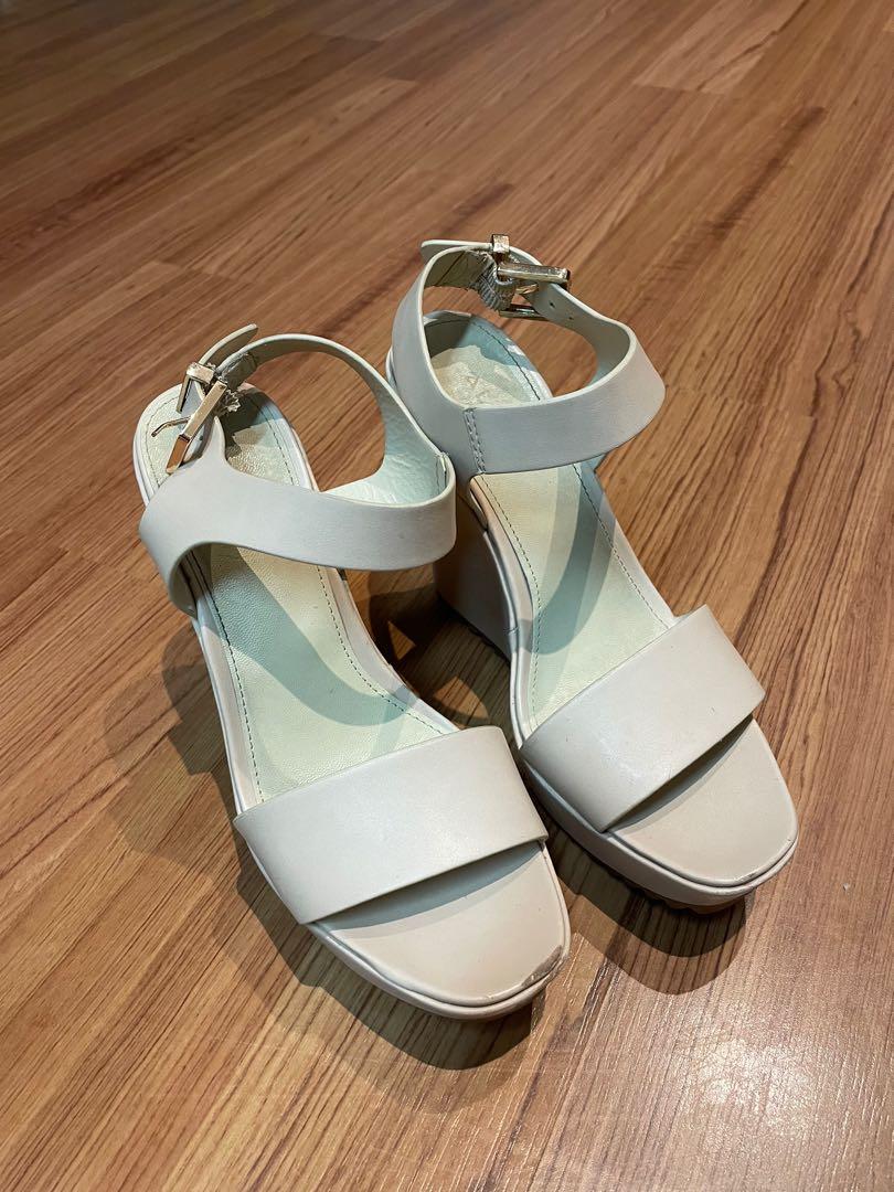 ALDO Nude Wedges 5inches Size 36