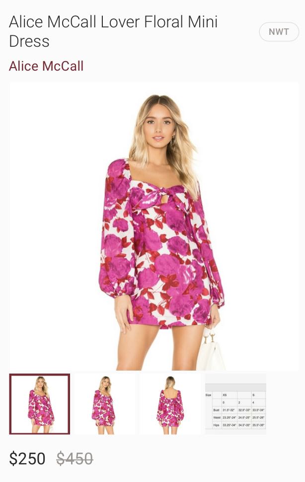 Alice mccall, Luxury, Apparel on Carousell