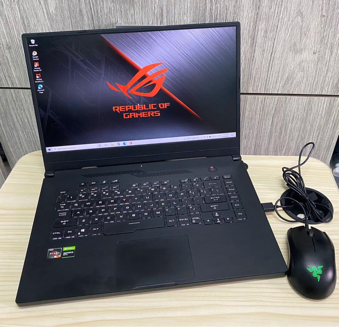 Asus ROG Zephyrus GTX 1660Ti Max q Ryzen 7 3750h 8gb 512gb