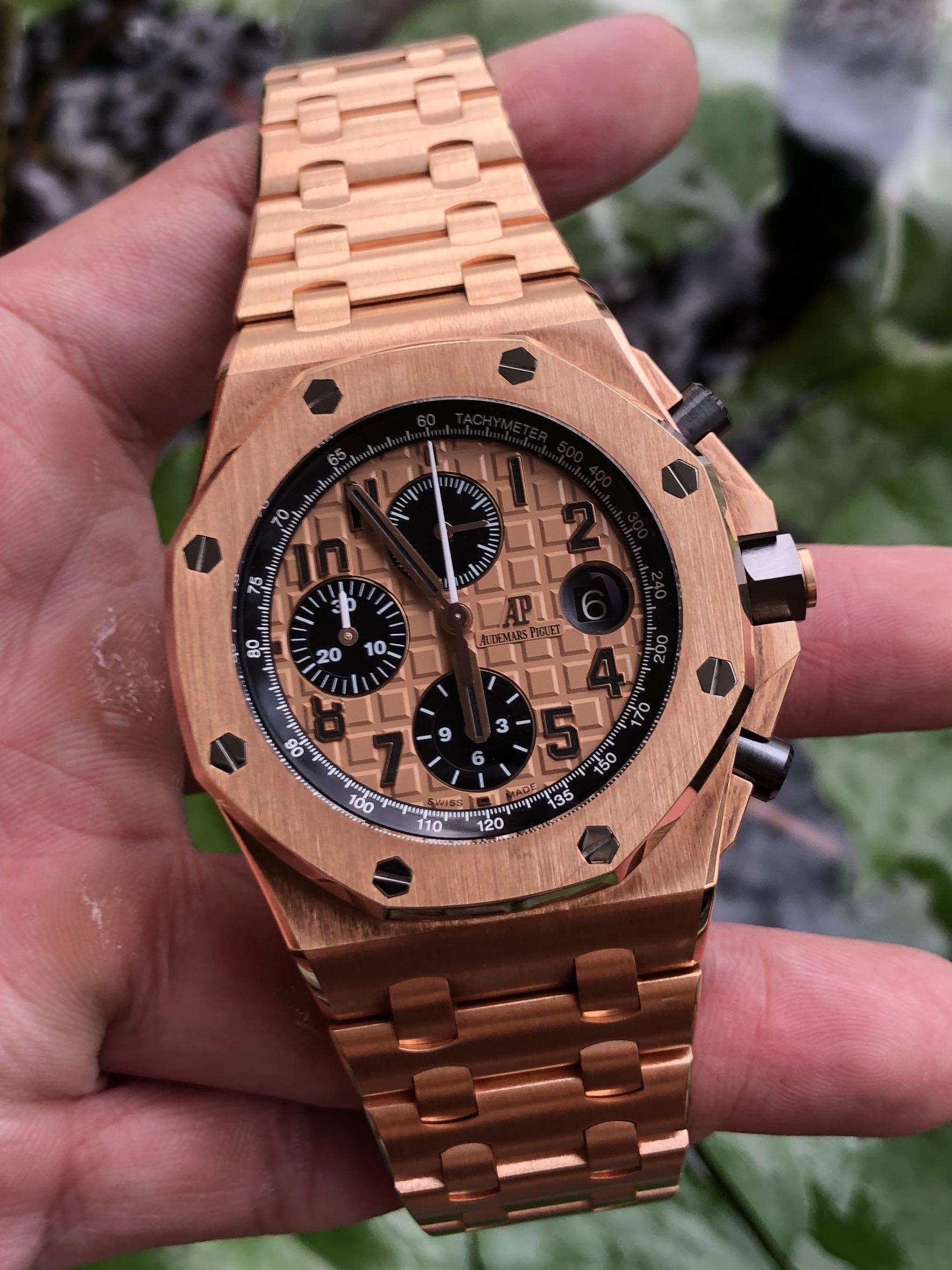 Audemars piguet rose gold sale bracelet