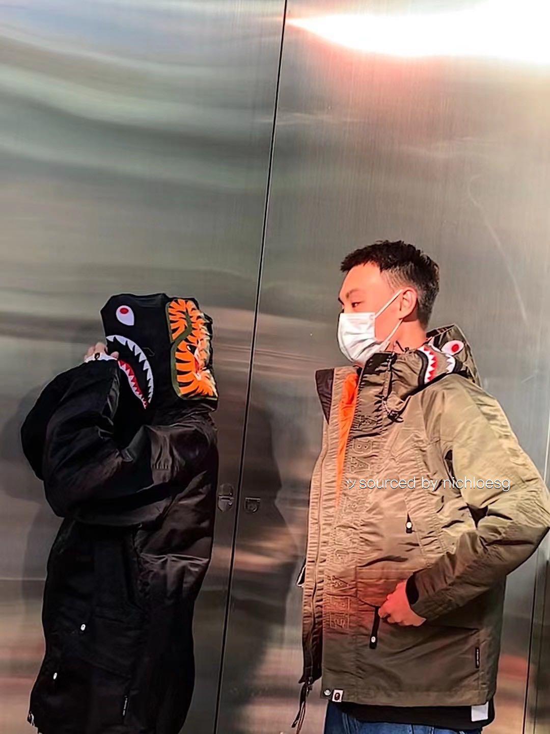 Bape shark windbreaker best sale