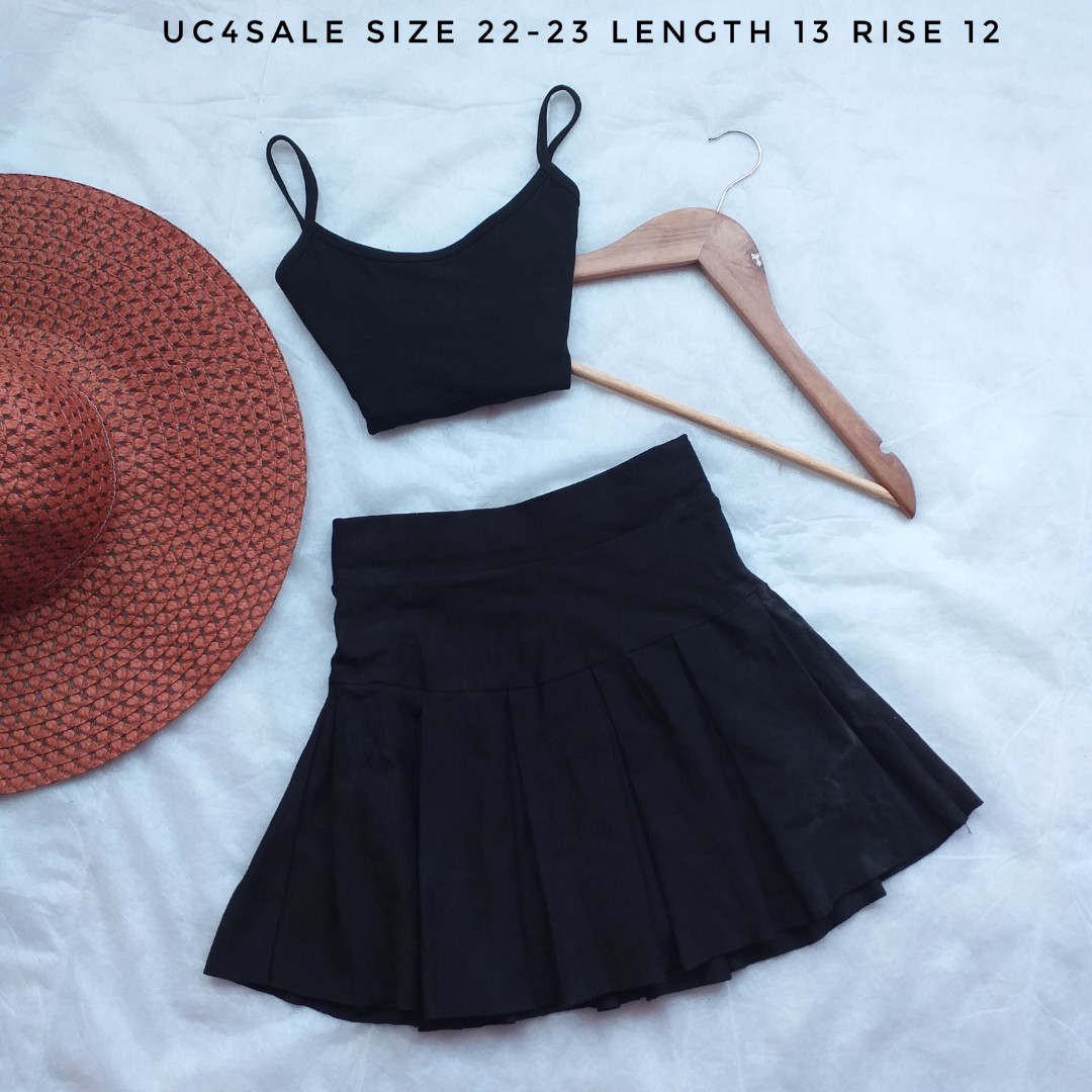 Black skirt size 22-23 palda short 