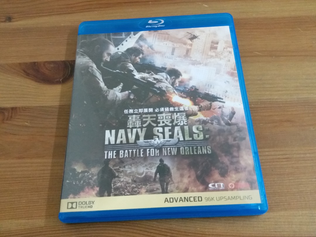 Bluray 藍光碟 轟天喪爆 NAVY SEALS THE BATTLE FOR NEW ORLEANS 原裝港版 中文字幕 (接近全新