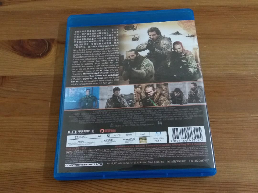 Bluray 藍光碟 轟天喪爆 NAVY SEALS THE BATTLE FOR NEW ORLEANS 原裝港版 中文字幕 (接近全新