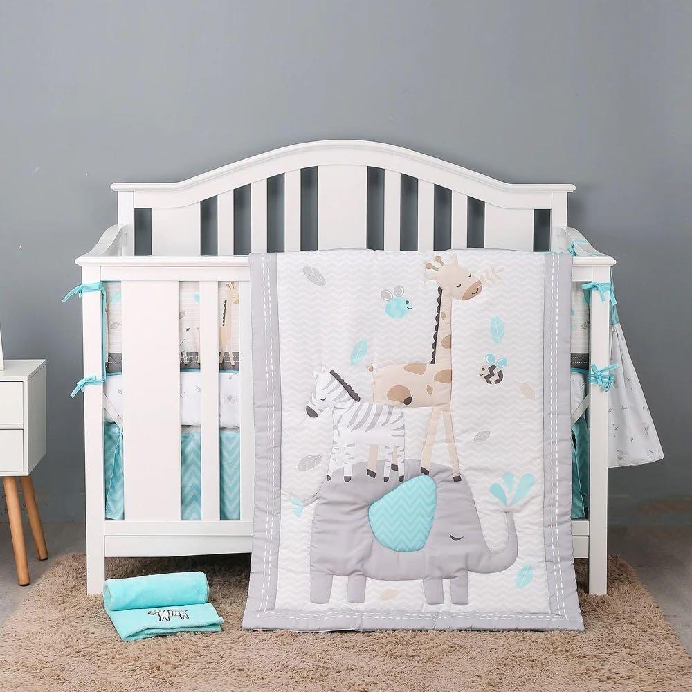Cot 140cm x 70cm BreathableBaby Super Dry Bed Sheet Animal 2 by 2 