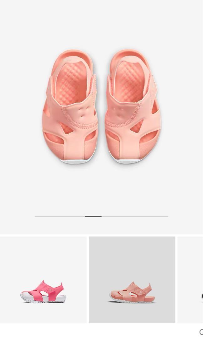 BN Nike Jordan Flare Sandals in Artic Orange, Babies \u0026 Kids, Babies \u0026 Kids  Fashion on Carousell