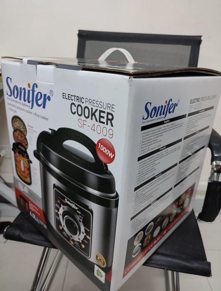 [BNEW] Sonifer 6 in 1 Pressure Cooker 6L, 1000W, TV & Home Appliances