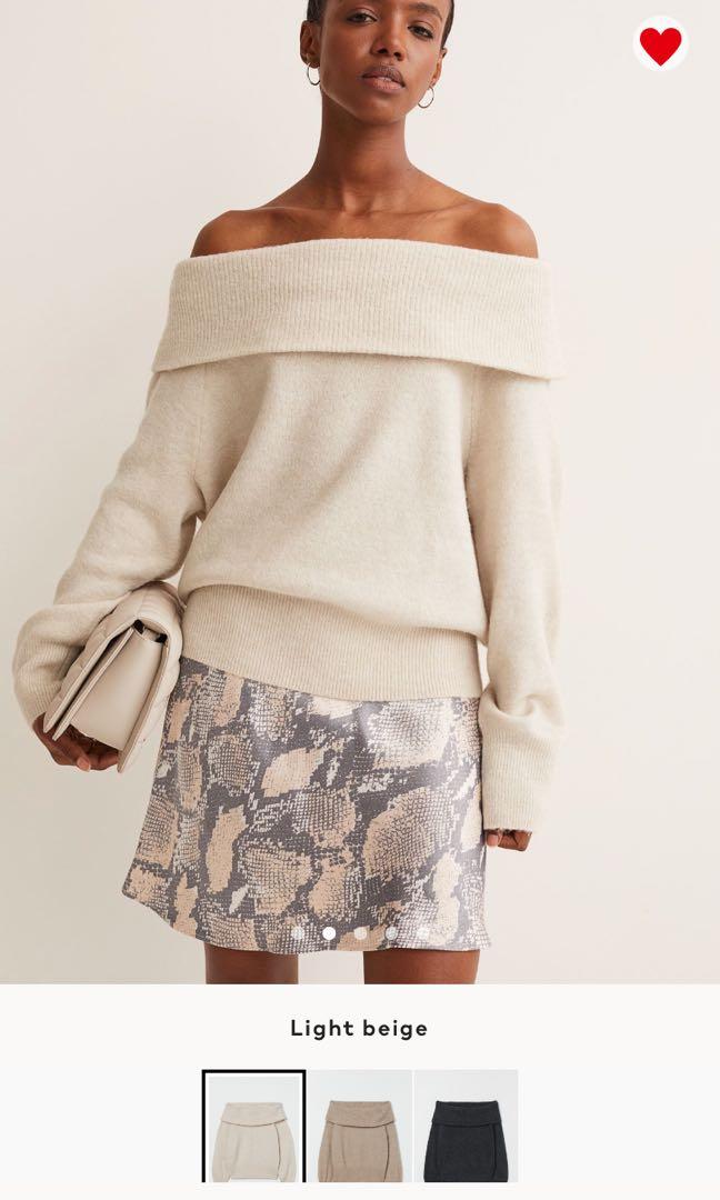 H&m sales tan sweater