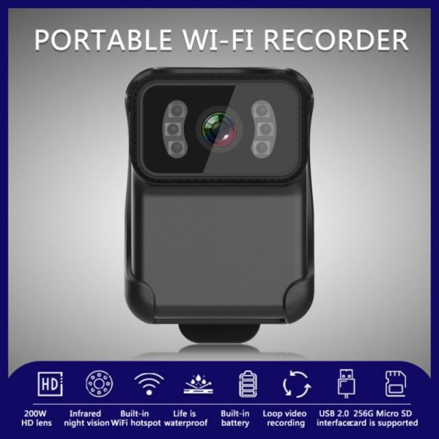 Body Camera Security / Police wifi capable (Category: Video Cameras) located in Pasay City. Submitted by emil_online_shop (Listing ID 1124028431, Image 2). Description: Description: 200W HD lens: 1080P video picture, no frame drop, no jamming. Back clip design/small size: ergonomic design, practical/light, easy to place. Easy to clip in clothes/file bags/bags/drawers, etc. ... Six infrared night vision lamps: no light night vision, no fear of dar